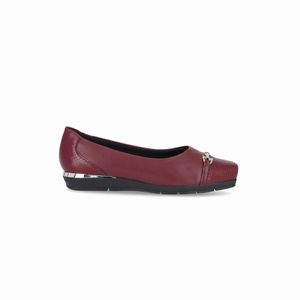 PICCADILLY MAXI - Sapato Fernanda Salto Baixo Vinho