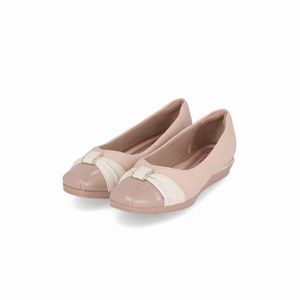 PICCADILLY MAXI - Sapato Fernanda Salto Baixo Rose