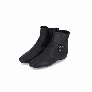 Bota Raquel Cano Curto Salto Baixo Preto