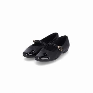 Sapato Boneca Raquel Salto Baixo Preto
