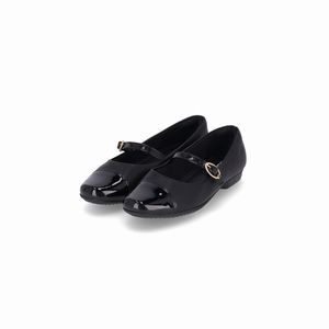 Sapato Boneca Raquel Salto Baixo Preto