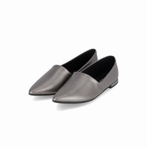 Sapatilha Ana Salto Baixo Pewter