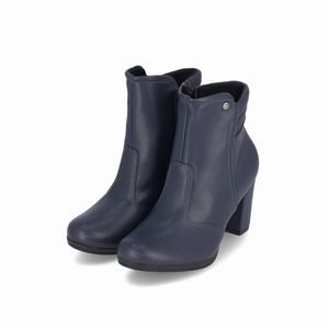 Bota Deise Cano Curto Salto Alto Navy