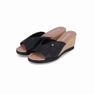 Tamanco Alice Anabela Alto Preto