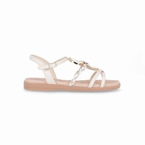 Sandália Rasteirinha Adla Off White