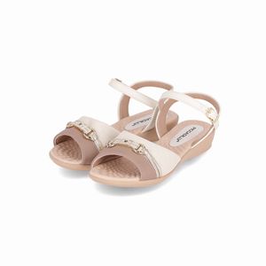 Sandália Camila Rasteira Off White