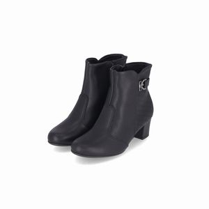 Bota Laura Cano Curto Salto Médio Preto