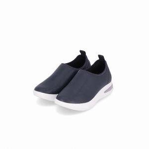Tênis SoftStep Salto Anabela Médio Navy