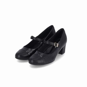 Sapato Boneca Laura Salto Médio Preto