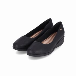 PICCADILLY MAXI - Sapato Beth Anabela Médio  Preto