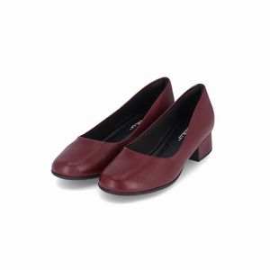 Scarpin Jaqueline Salto Médio Vinho