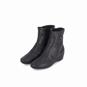Bota Ivone Cano Médio Anabela Preto