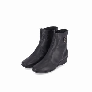 Bota Ivone Cano Médio Anabela Preto
