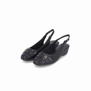 Slingback Ivone Anabela Médio Preto