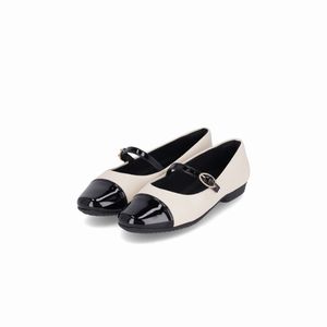 Sapatilha Boneca Raquel Salto Baixo Off White