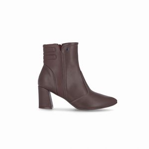 Bota Luiza Cano Curto Salto Alto Madeira