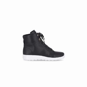 Bota Fabi Cano Curto Rasteira Preto