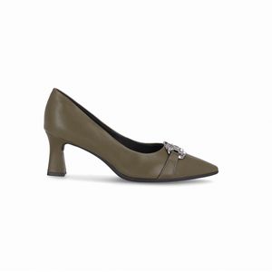 Scarpin Irene Salto Alto Militar