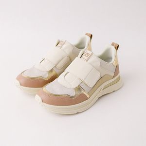 Tênis Energy Anabela Médio Off White/Nude Claro