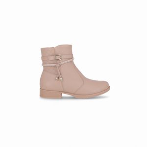 Bota Leci Cano Curto Salto Baixo Fendi