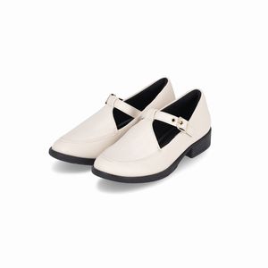 Sapato Leci Salto Baixo Off White