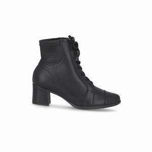 Bota Danubia Cano Curto Salto Médio Preto