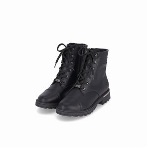 PICCADILLY MAXI - Bota Gisa Cano Curto Salto Médio Preto