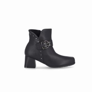 PICCADILLY MAXI - Bota Estela Cano Curto Salto Médio Preto