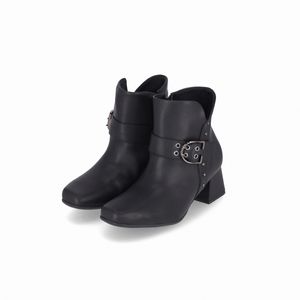 PICCADILLY MAXI - Bota Estela Cano Curto Salto Médio Preto