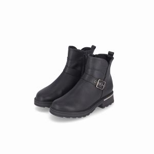 PICCADILLY MAXI - Bota Gisa Cano Curto Salto Médio Preto