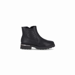 PICCADILLY MAXI - Bota Chelsea Gisa Salto Médio Preto