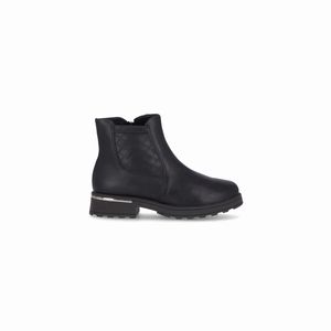 PICCADILLY MAXI - Bota Chelsea Gisa Salto Médio Preto