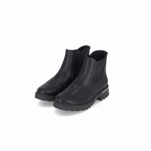 PICCADILLY MAXI - Bota Chelsea Gisa Salto Médio Preto