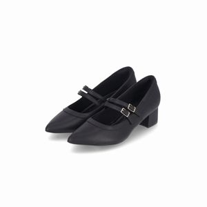 Sapato Boneca Taci Salto Médio Preto