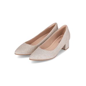 Scarpin Taci Salto Médio Champagne