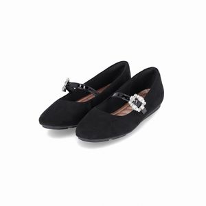 PICCADILLY MAXI - Sapatilha Boneca Michele Salto Baixo Preto