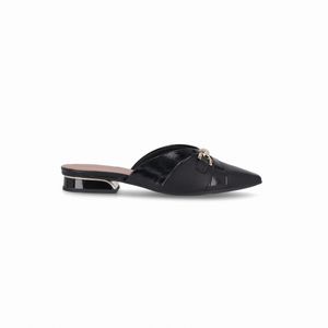 PICCADILLY MAXI - Mule Silvia Salto Baixo Preto