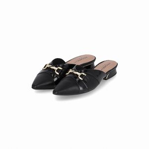 PICCADILLY MAXI - Mule Silvia Salto Baixo Preto