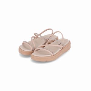 Sandália Gabriela Anabela Baixo Rose