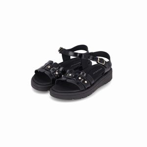 Sandália Gabriela Anabela Baixo Preto