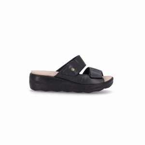 Tamanco Spa Anabela Médio Preto