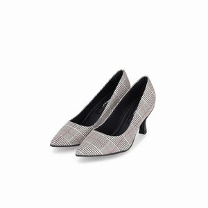 Scarpin Luiza Salto Alto Xadrez