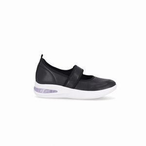 Tênis SoftStep Anabela Médio Preto