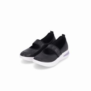 Tênis SoftStep Anabela Médio Preto