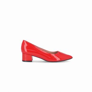 Scarpin Taci Salto Médio Vermelho