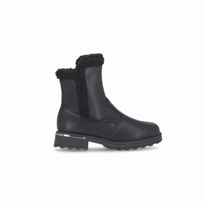 PICCADILLY MAXI - Bota Gisa Cano Curto Salto Médio Preto