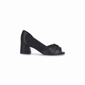 PICCADILLY MAXI - Sapato Adriana Salto Médio Preto