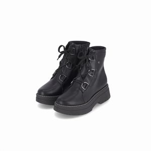 Bota Cano Médio Salto Médio Preto