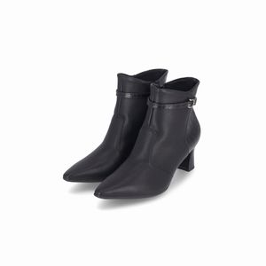 Bota Irene Cano Curto Salto Alto Preto