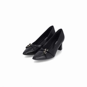 Scarpin Irene Salto Alto Preto